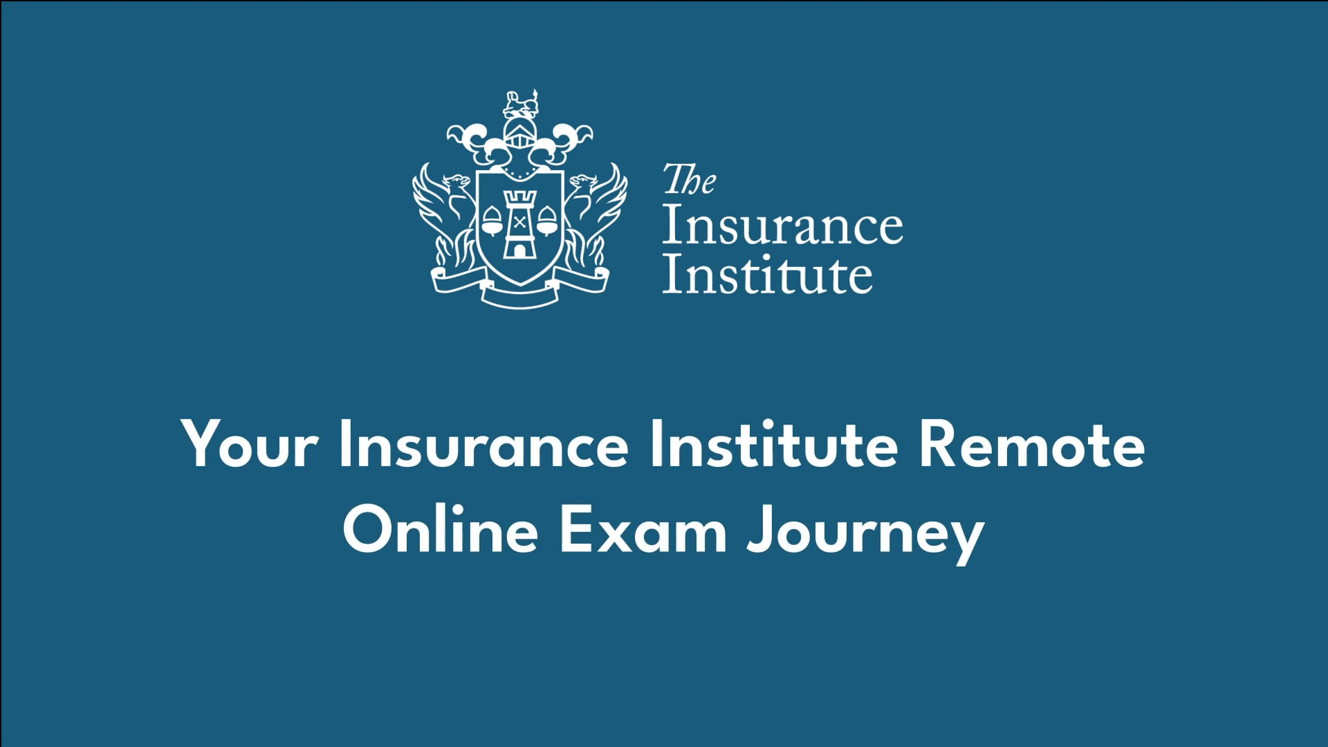 Insurance Institute Remote Online Exam Journey